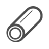 Pipe and tube product form icon